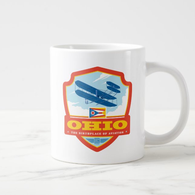 State Pride | Ohio Giant Coffee Mug (Right)