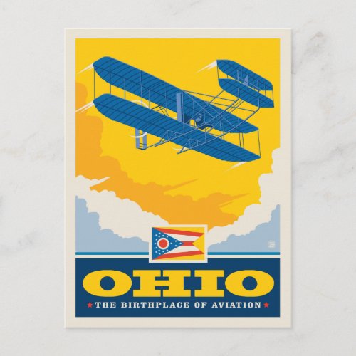 State Pride  Ohio Postcard