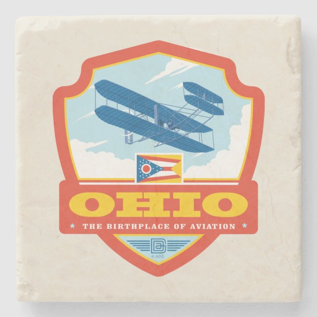 State Pride | Ohio Stone Coaster (Front)