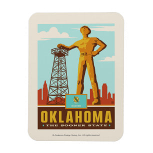 State Pride Oklahoma Magnet