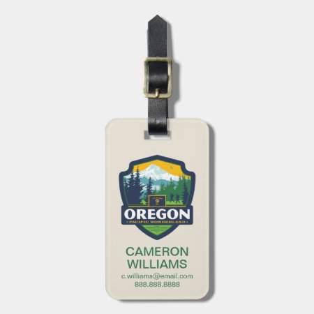 State Pride | Oregon Luggage Tag