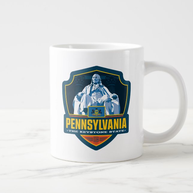 State Pride | Pennsylvania Giant Coffee Mug (Right)