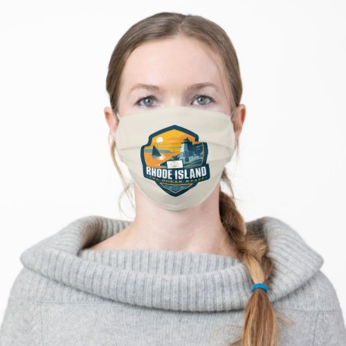 State Pride  Rhode Island Adult Cloth Face Mask