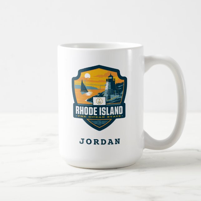 State Pride | Rhode Island Coffee Mug (Right)