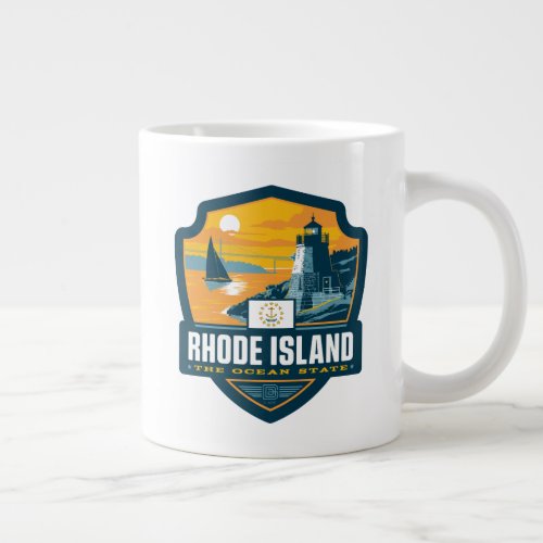 State Pride  Rhode Island Giant Coffee Mug