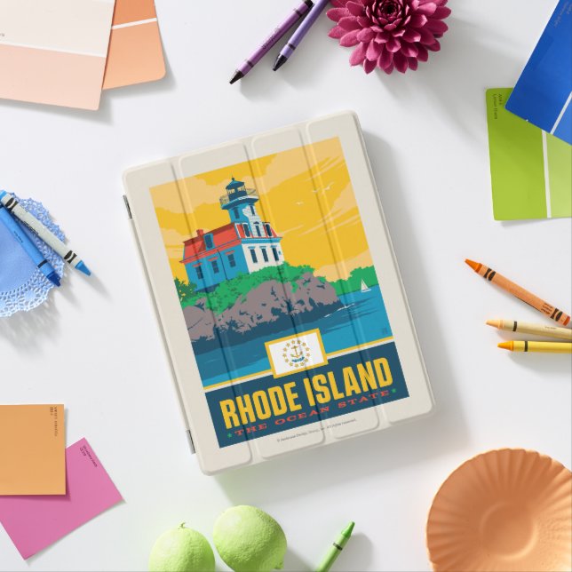 State Pride | Rhode Island iPad Smart Cover (In Situ)