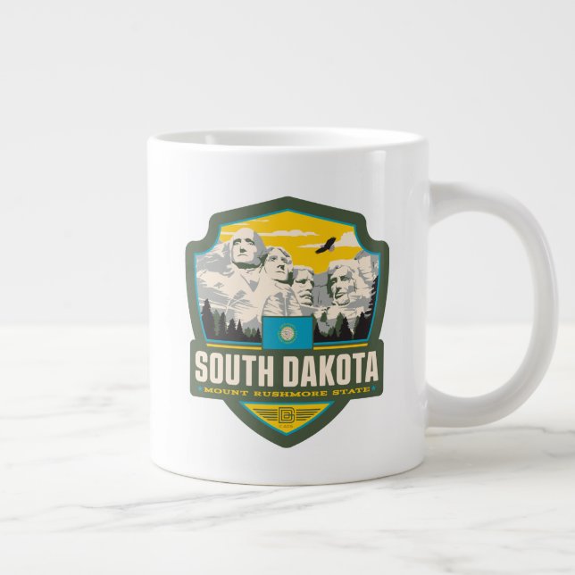 State Pride | South Dakota Giant Coffee Mug (Right)