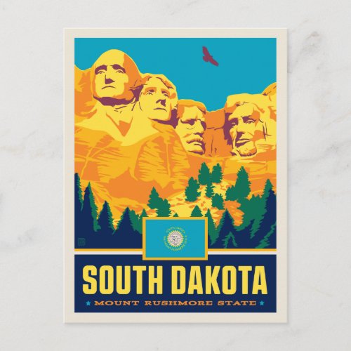 State Pride  South Dakota Postcard