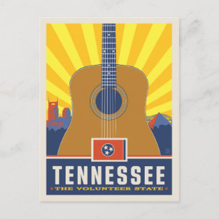 State Pride   Tennessee 2 Postcard