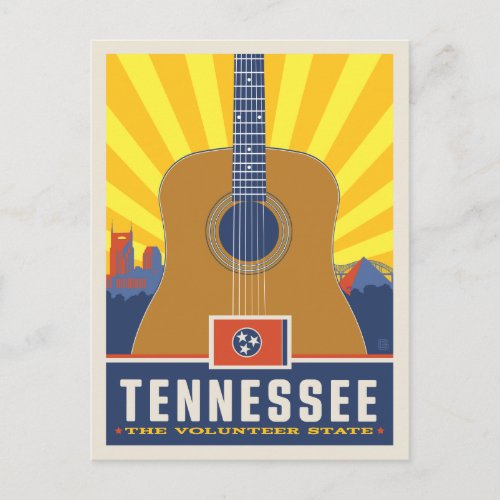 State Pride  Tennessee 2 Postcard