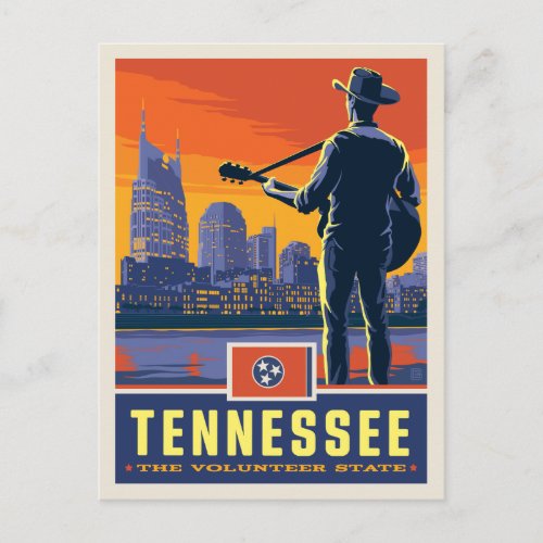 State Pride  Tennessee Postcard