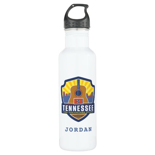 State Pride | Tennessee Stainless Steel Water Bottle (Front)