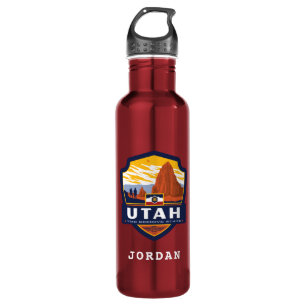 State Pride Utah Stainless Steel Water Bottle