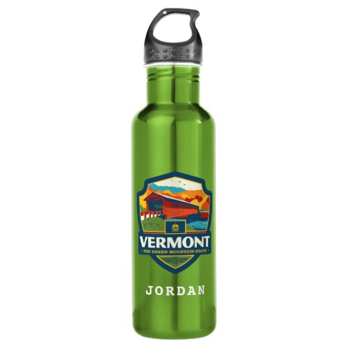 State Pride  Vermont Stainless Steel Water Bottle