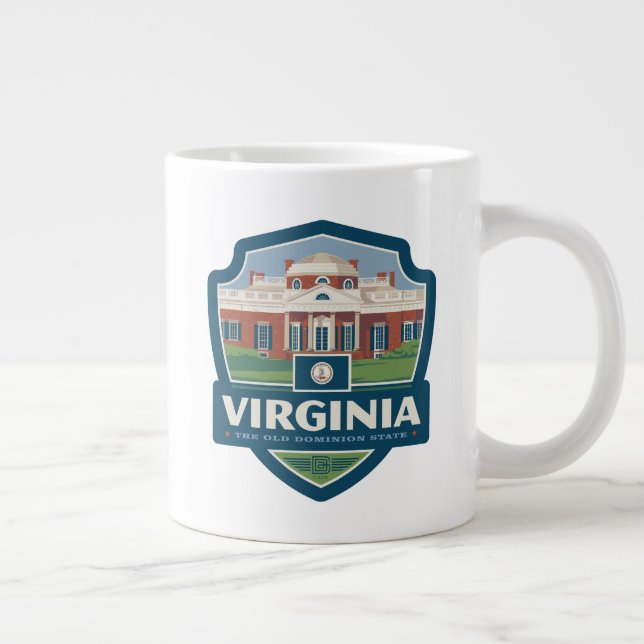 State Pride | Virginia Giant Coffee Mug (Right)