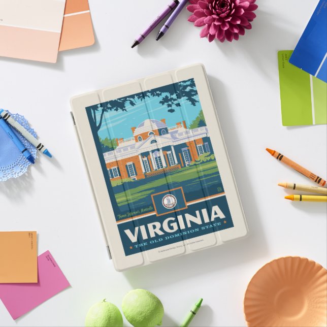 State Pride | Virginia iPad Smart Cover (In Situ)