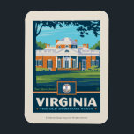 State Pride | Virginia Magnet<br><div class="desc">Anderson Design Group is an award-winning illustration and design firm in Nashville,  Tennessee. Founder Joel Anderson directs a team of talented artists to create original poster art that looks like classic vintage advertising prints from the 1920s to the 1960s.</div>
