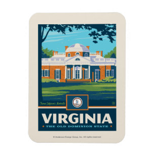 State Pride Virginia Magnet