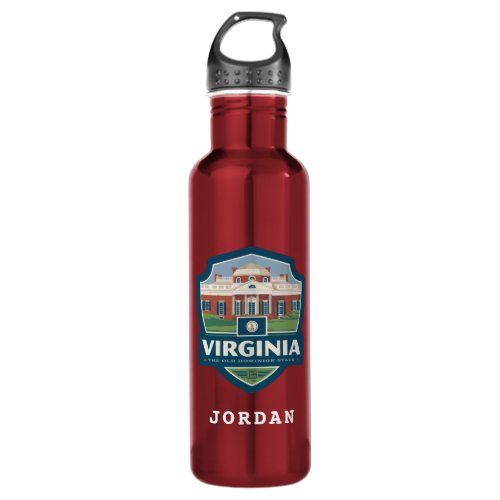 State Pride  Virginia Stainless Steel Water Bottle