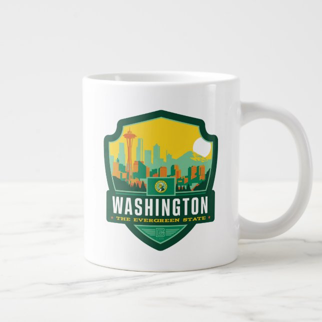 State Pride | Washington Giant Coffee Mug (Right)