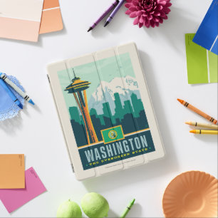 State Pride Washington iPad Smart Cover