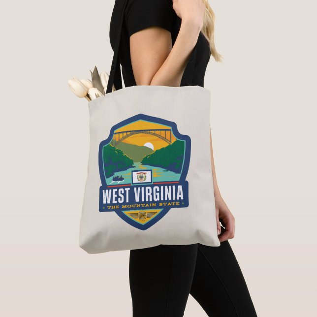 State Pride | West Virginia Tote Bag (Close Up)