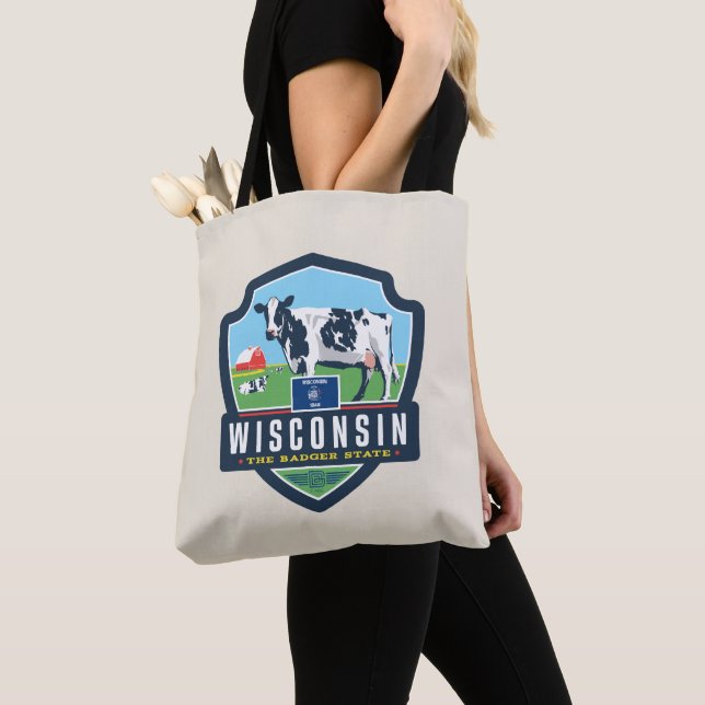 State Pride | Wisconsin 2 Tote Bag (Close Up)