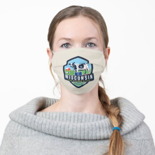State Pride  Wisconsin Adult Cloth Face Mask