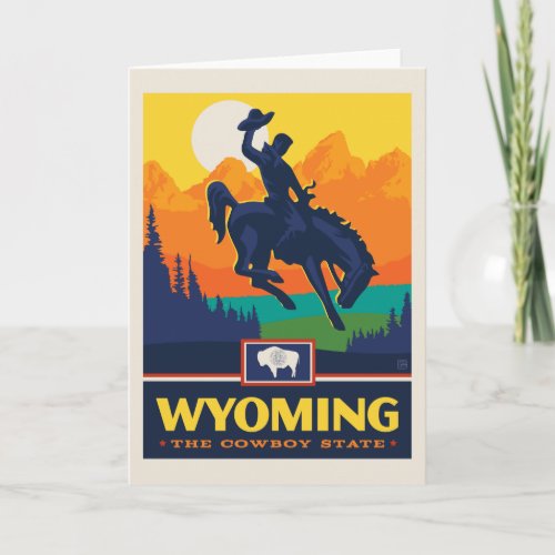 State Pride  Wyoming Card