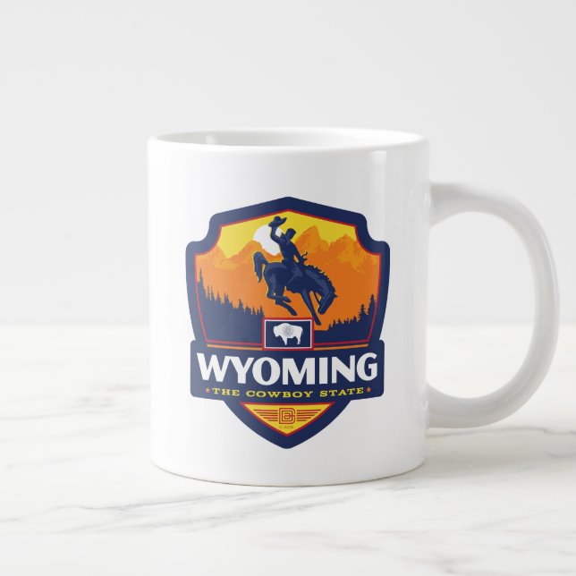 State Pride | Wyoming Giant Coffee Mug (Right)
