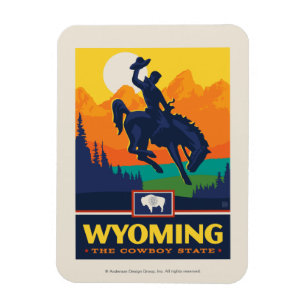 State Pride   Wyoming Magnet