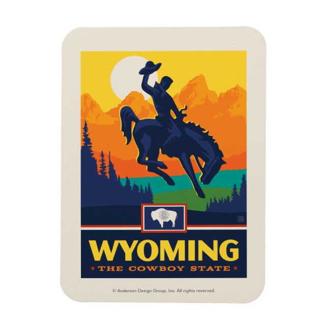 State Pride | Wyoming Magnet (Vertical)
