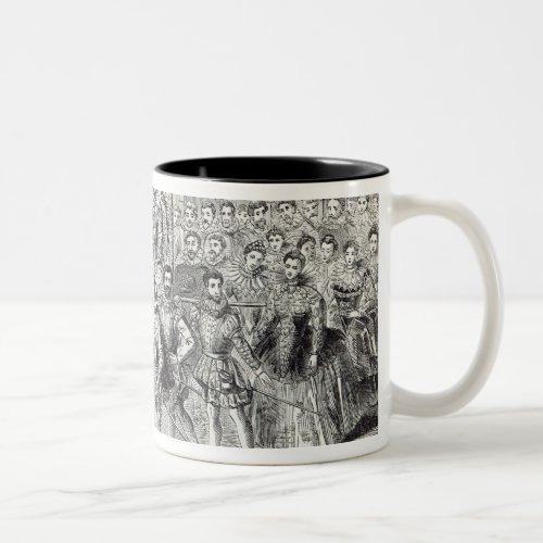 State progress of Queen Elizabeth Two_Tone Coffee Mug