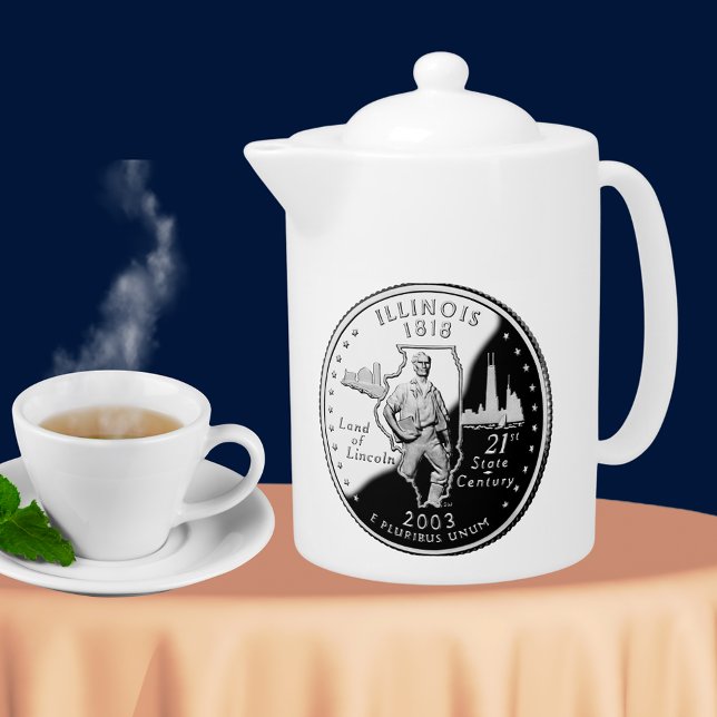 State Quarter of Illinois Reverse Side Faux Teapot (State Quarter of Illinois Reverse Side Faux Teapot)