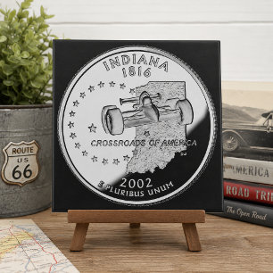 State Quarter of Indiana Reverse Side Faux Tile