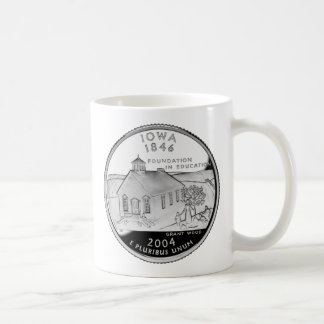 State Quarter of Iowa Reverse Side Faux Coffee Mug