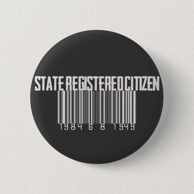 State Registered Citizen Button (Front)