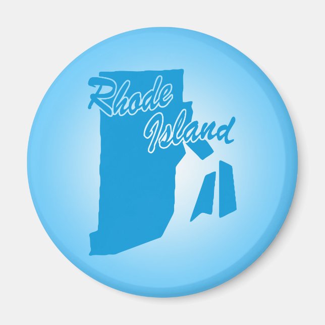 State Rhode Island Magnet (Front)