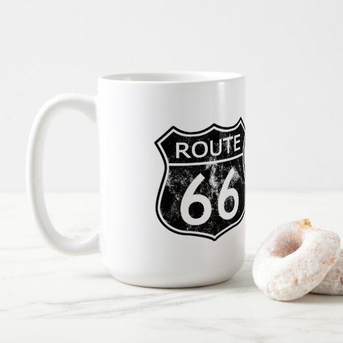 State Route 66 Travel Faded Coffee Mug