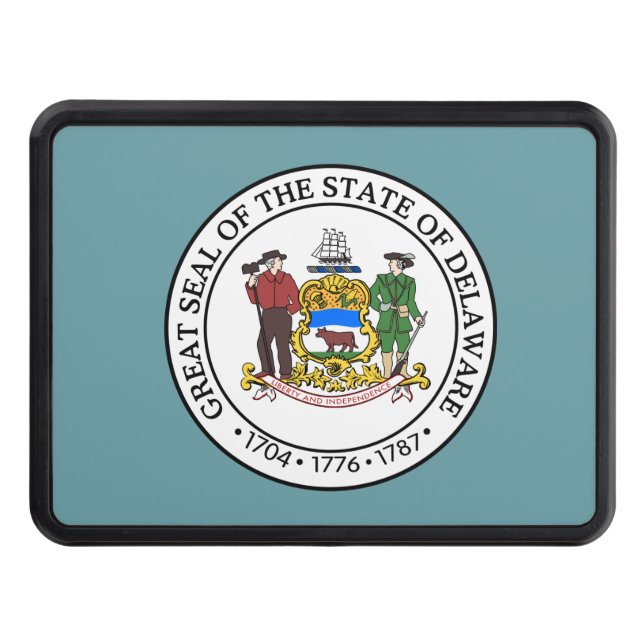 State Seal of Delaware Hitch Cover (Front)