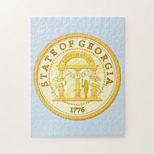 State Seal of Georgia. Jigsaw Puzzle
