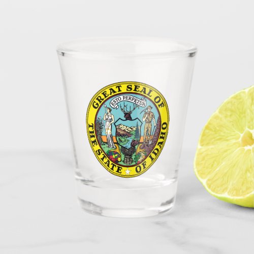 State Seal of Idaho Shot Glass