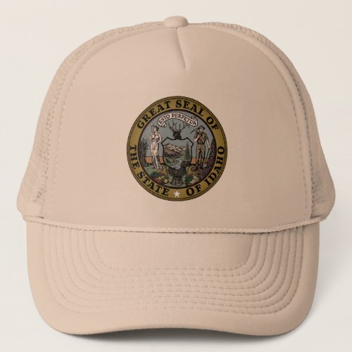 State Seal of Idaho Trucker Hat