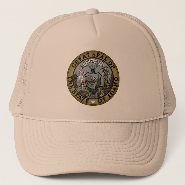 State Seal of Idaho Trucker Hat (Front)