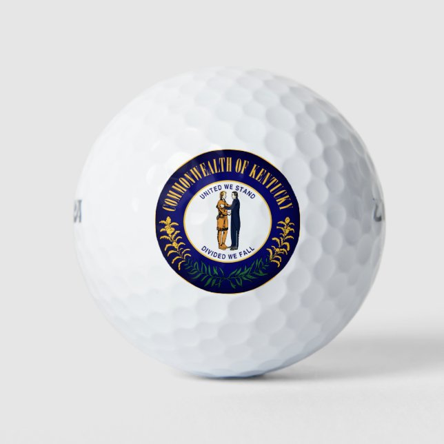 State Seal of Kentucky Golf Balls (Front)