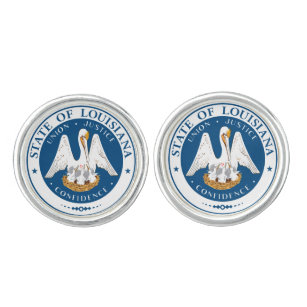 State Seal of Louisiana Cufflinks