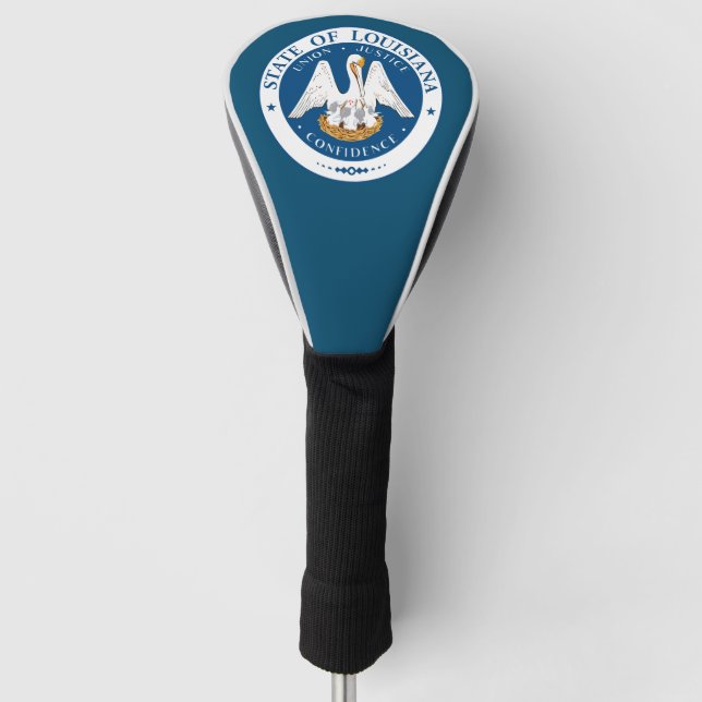 State Seal of Louisiana Golf Head Cover (Front)