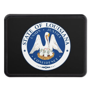State Seal of Louisiana Hitch Cover