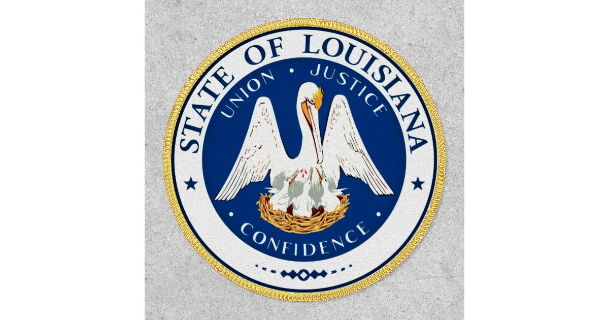 State Seal of Louisiana Patch | Zazzle