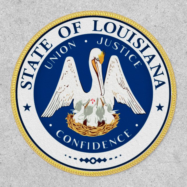 State Seal of Louisiana Patch (Front)